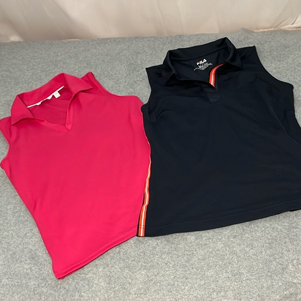 Polo Sleeveless Active Tops Bundle Lot Womens XS Golf Tennis Stretchy Preppy